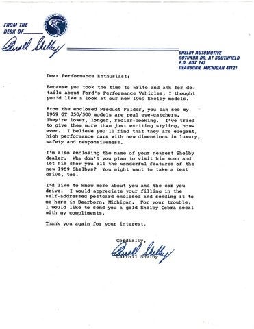 1970 Ford Mustang Shelby GT500