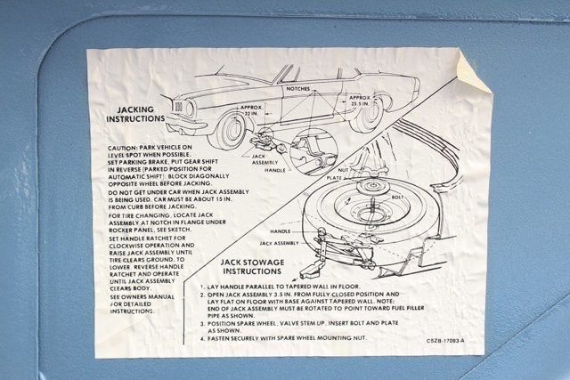 1965 Ford Mustang Convertible A Code