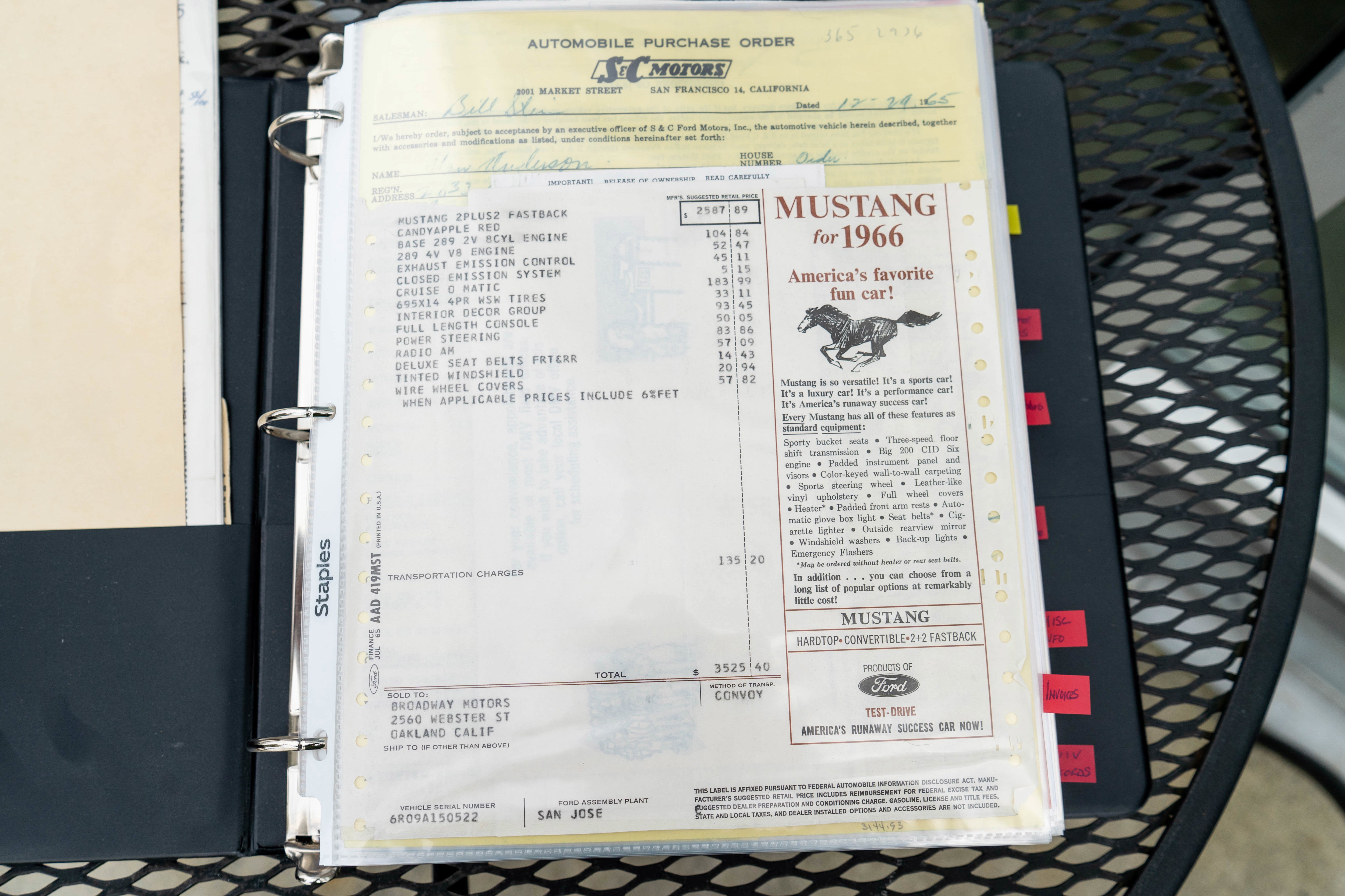 1966 Ford Mustang Fastback