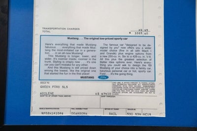 1969 Ford Mustang Sport Roof