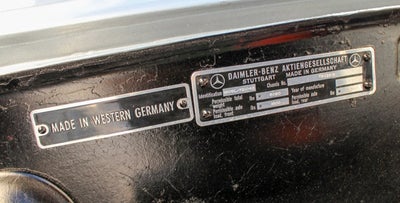 1958 Mercedes-Benz 190SL Roadster