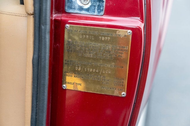 1977 Aston Martin V8 Series III Sport Saloon