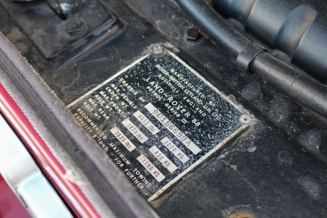 1979 Land Rover Series III 88 Base