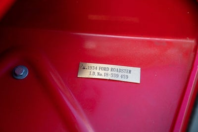 1934 Ford Roadster coupe