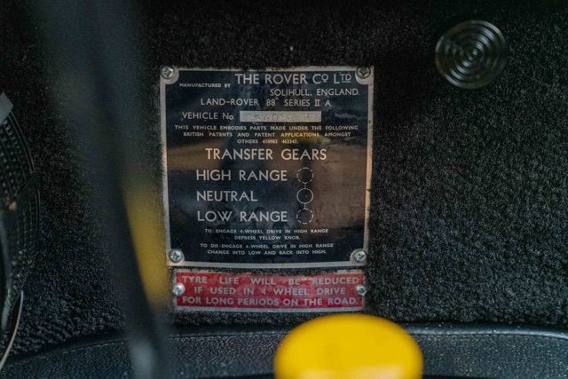 1964 Land Rover 88 Series IIA Base