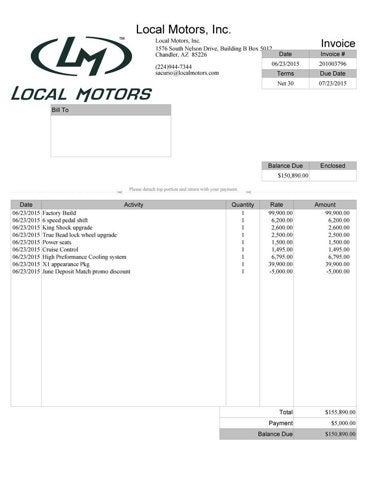 2015 Local Motors Rally Fighter Coupe