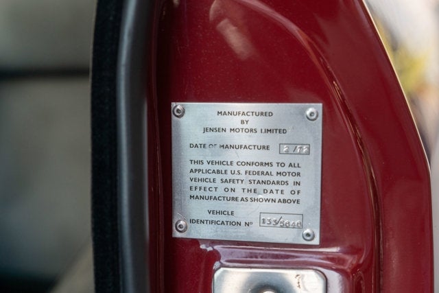 1973 Jensen Interceptor III Base