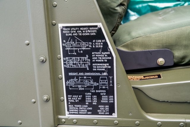 1995 AM General Humvee M1097