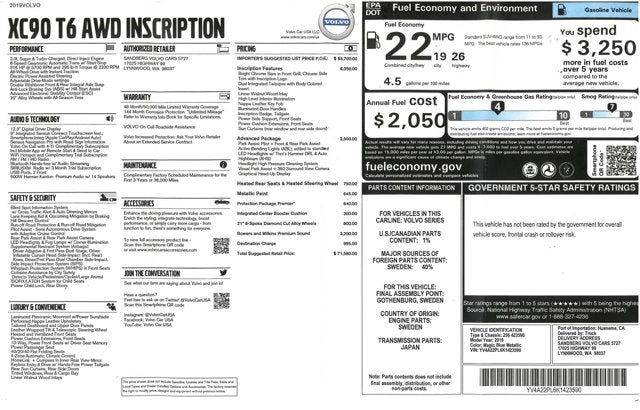 2019 Volvo XC90 Inscription