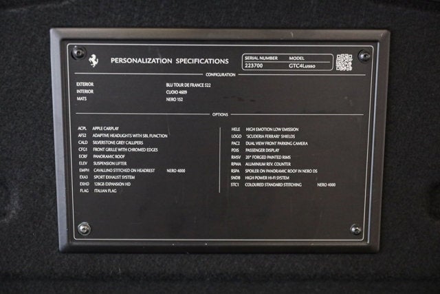 2017 Ferrari GTC4Lusso AWD