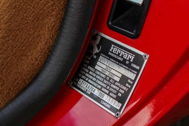 1988 Ferrari 328 GTS