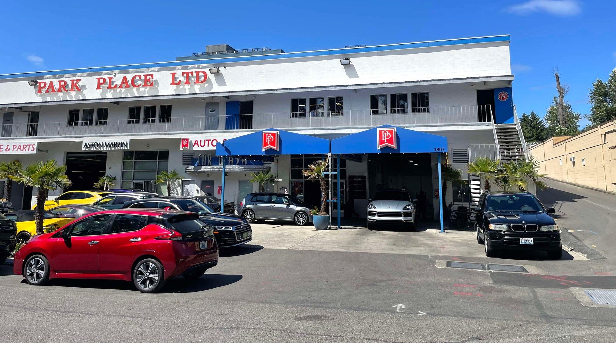 Blue Awning