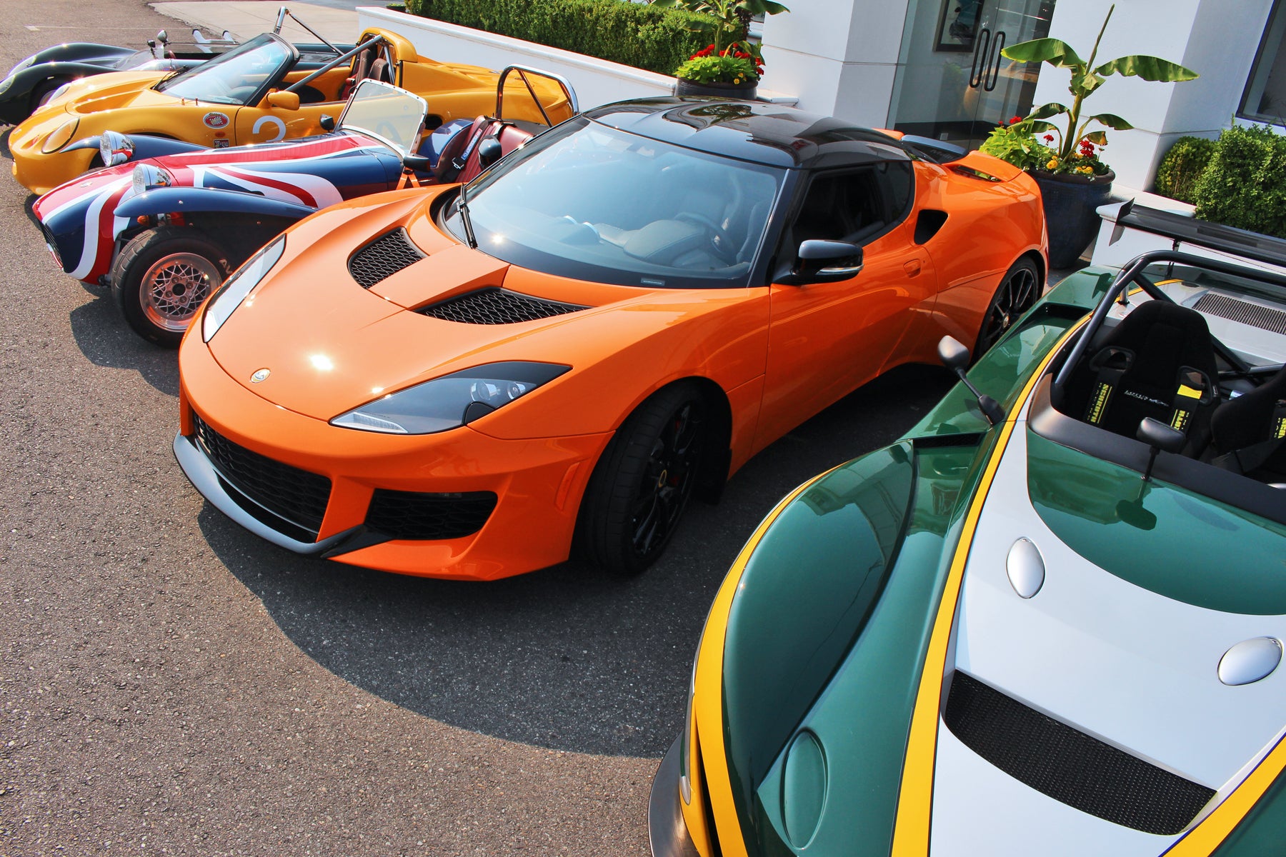 Aston Martin and Lotus